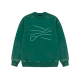 Acid-Washed Vintage Crewneck Sweatshirt with Distressed Details