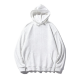 Plus Size Solid Color Casual Wear Hoodie - Unisex Custom Design